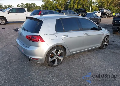 2015 Volkswagen Golf Gti 2.0T Se 4-Door from USA, damaged, VIN 3VW4T7AUXFM037756
